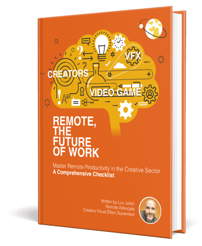 Cosmos Video remote VFX and game studios playbook cover.