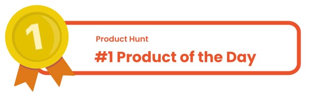 Cosmos Video featured as number 1 product on Product Hunt.