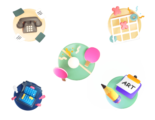 Play multiple games in Cosmos like cosmos telephone, tic-tac-toe, ping pong, navy wars, cosmos art etc.