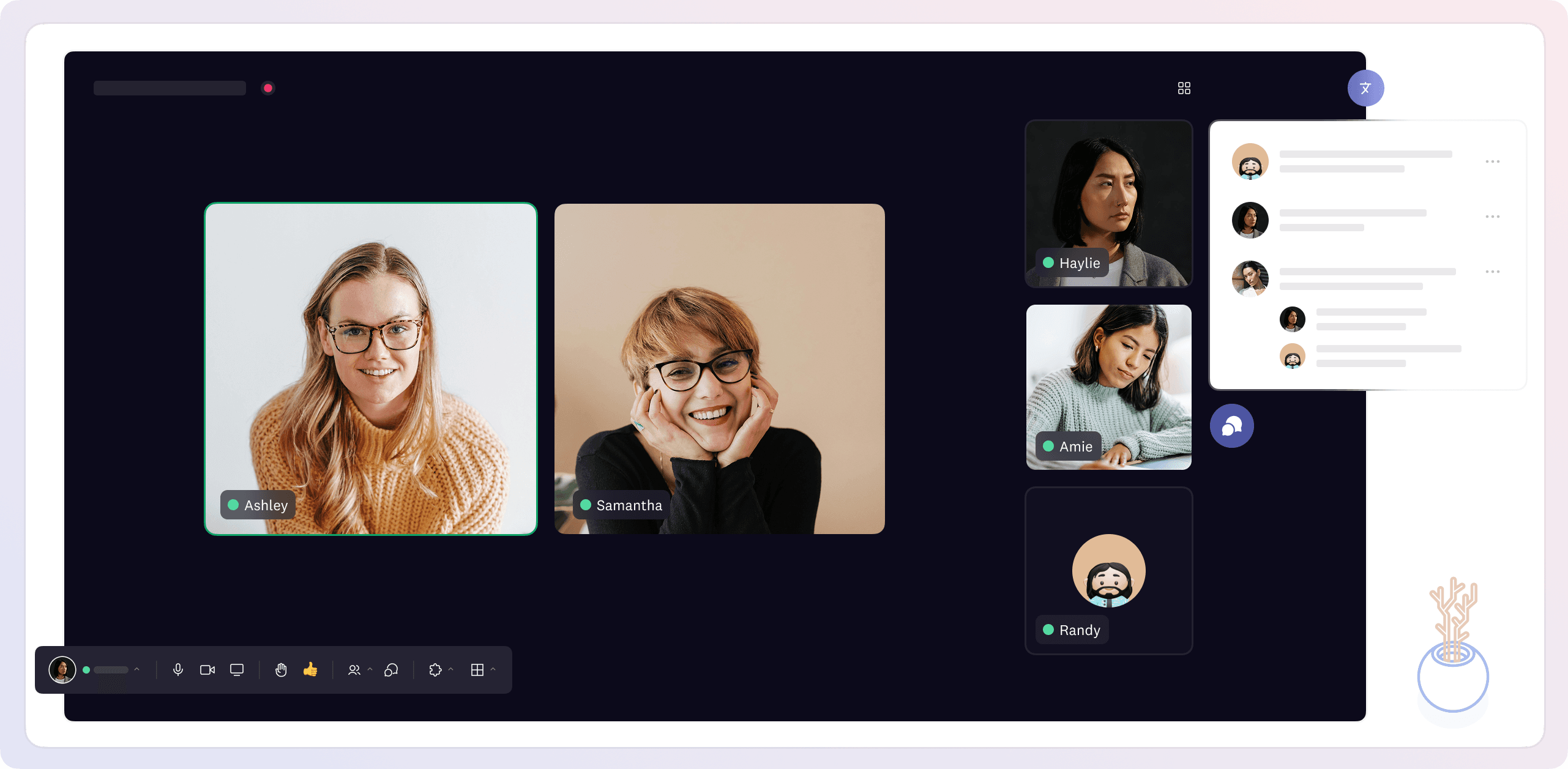 People in HD video call on Cosmos talking with each other without any issues. 