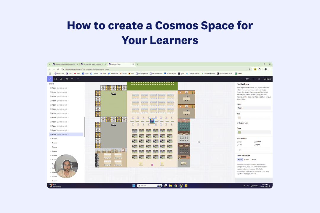 Create a Cosmos Space for your Learners