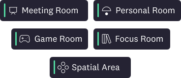 Cosmos Video 5 room types.
