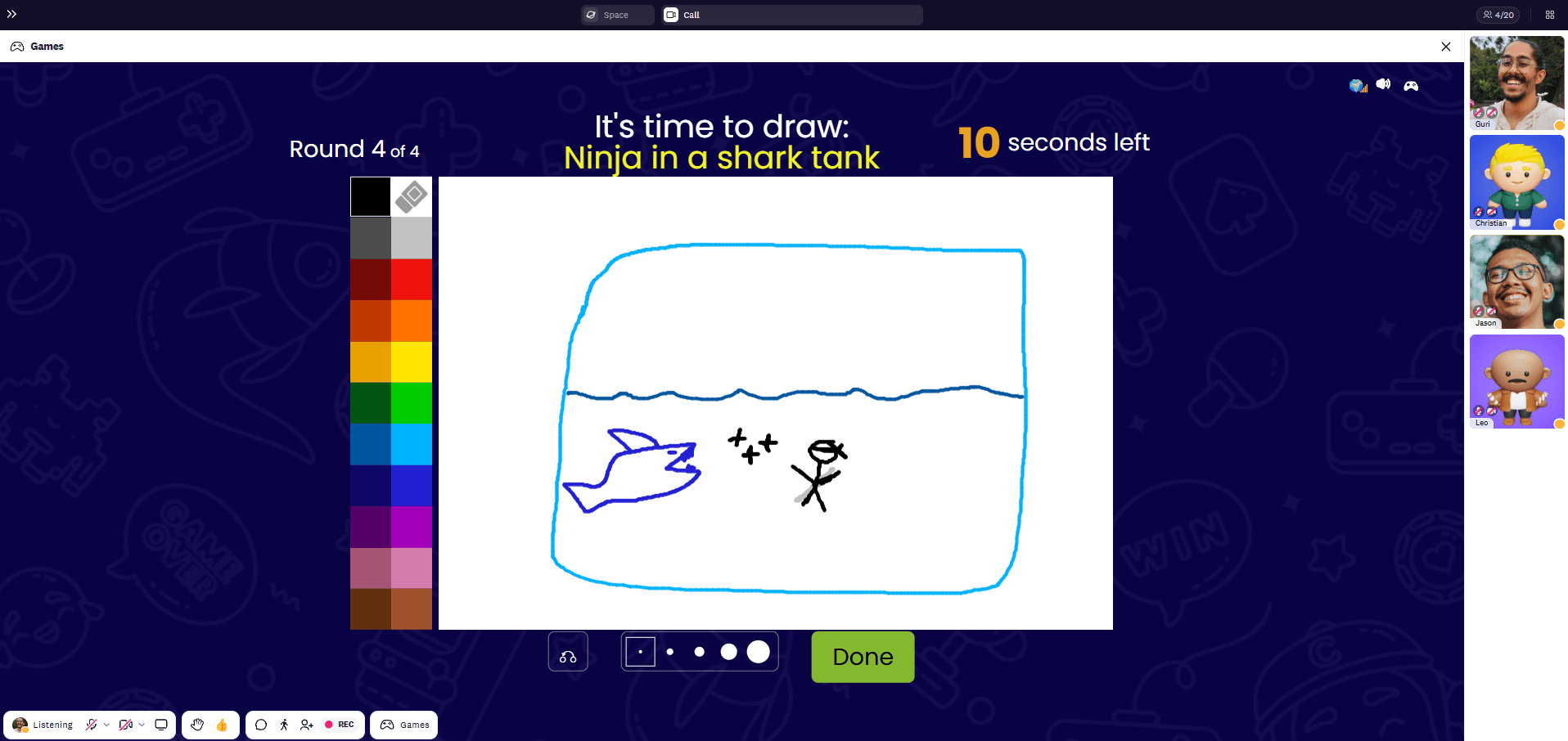 Draw the prompt in most descriptive way possible in Cosmos telephone game.