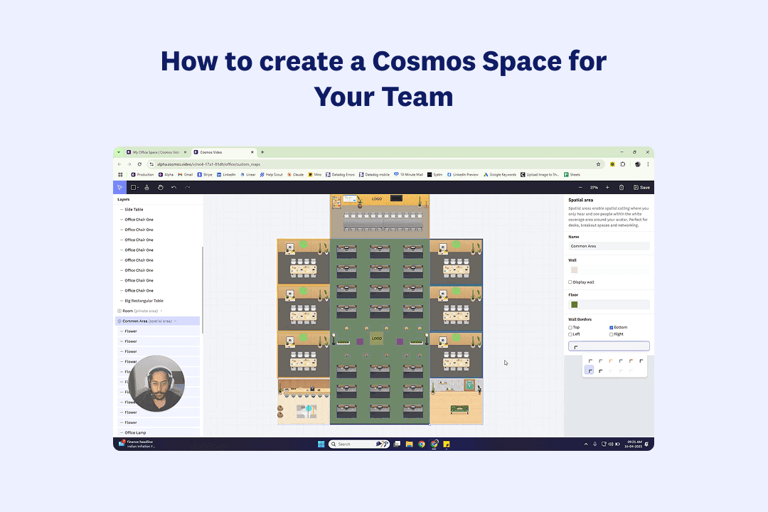 Creating the Perfect Cosmos Space for Your Team