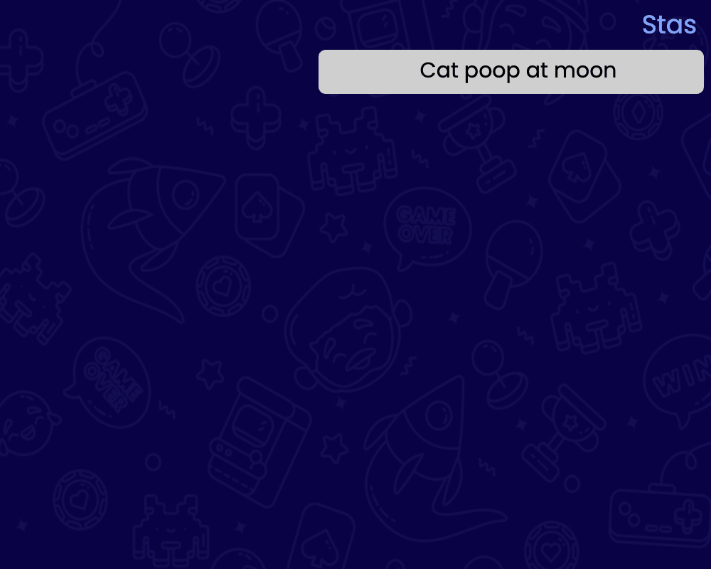 At the end of the game, everyone's drawing for the prompt is shown to see how far they have gone from the original prompt in Cosmos telephone game.
