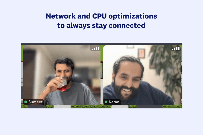 Cosmos Video network and CPU performance improvements keeping video calls stable on web and desktop