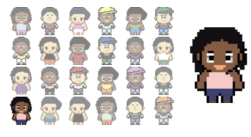 New Cosmos Video avatars including diverse pixel-art characters and a 3D avatar option